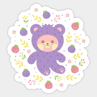 Bluebeary Sticker